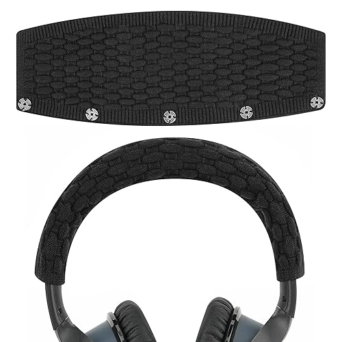 Geekria Knit Fabric Headband Cover Compatible with Bose QC35 II, QC25, QC15, QC2 Headphones, Head Cushion Replacement Repair Part, Easy DIY