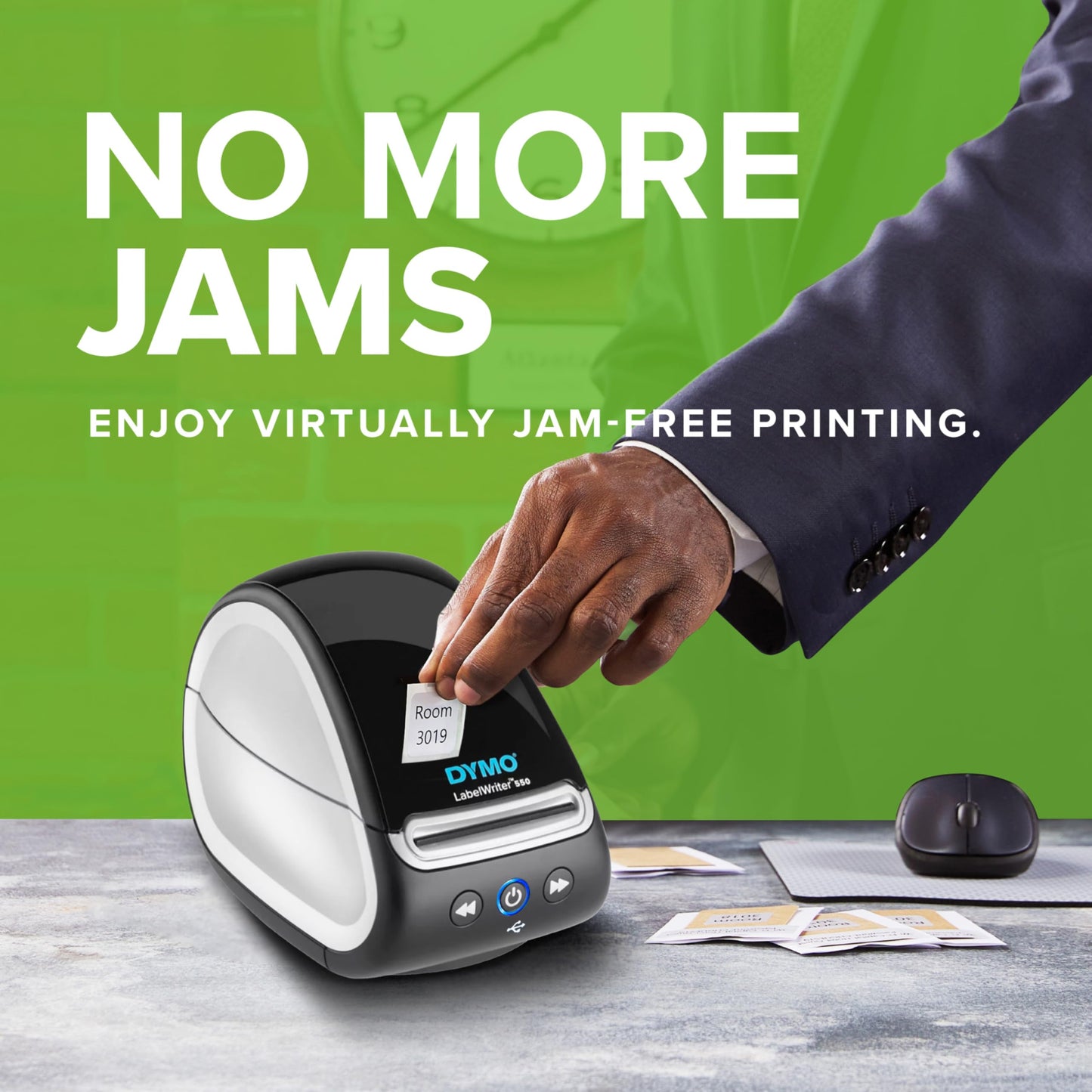 DYMO LabelWriter 550 Series Label Printer with Dymo-Branded Label Compatibility Automatic Recognition Low Waste Optimized Direct Thermal Printing