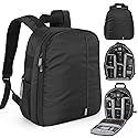 Heliora Camera Backpack Bag Small- Waterproof Professional DSLR Camera Bag Photography Backpack with Customizable Interior, for Canon Nikon Sony