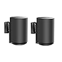 ynVISION.DESIGN Adjustable Wall Mount Compatible with Sonos ERA 100 Speaker - Black 2 Pack (Black, 1 Box of 2 Mounts)