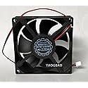 D80SH-12 DC12V 0.30A 8CM 8025 Cooling Fan for YAOGBAO D80SH-12 (GP) 2-Wire Power Supply Chassis Cooling Fan