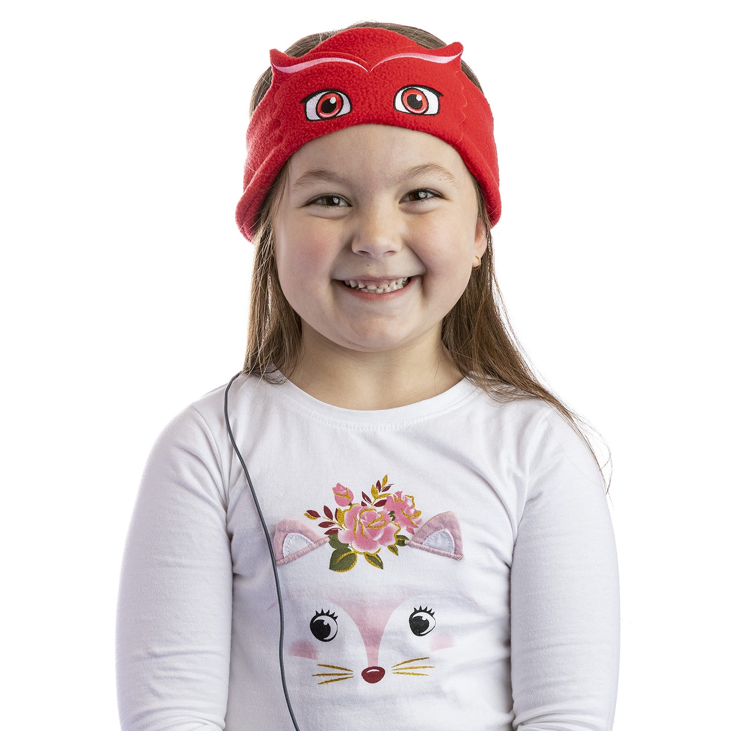 CozyPhones PJ Masks Owlette Kids Headphones Over The Ear Headband Headphones - Volume Limited with Thin Speakers & Soft Fleece Headband