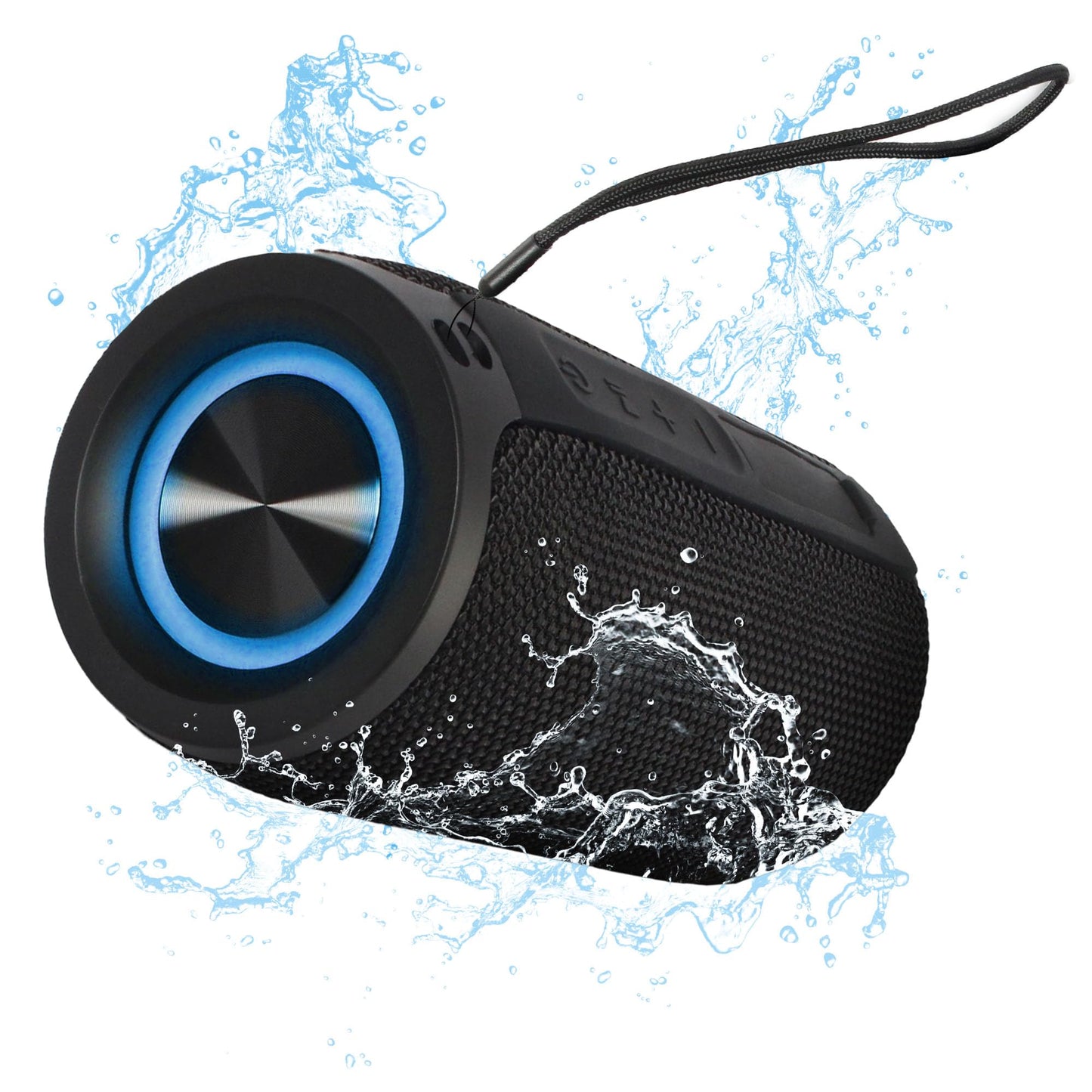 Vital Tech Mega Magnaboom Small Bluetooth Speaker | Portable 5.0 Bluetooth Waterproof Speaker | Wireless, LED Lights, Enhanced Bass, Indoor/Outdoor