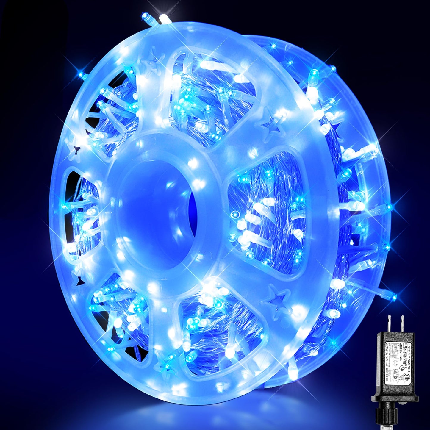 MYGOTO Led String Lights 500LED 165 ft Indoor/Outdoor Fairy String Lights 30V 8 Modes Christmas Lights for Home, Christmas Tree, Wedding Party