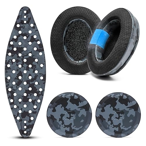 WC Modkit Arctis Nova 7 - Gel Earpads, Wide Headband & Side Plates Compatible with Arctis Nova 7, 5, Pro Wired & More, Made by Wicked Cushions |