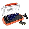 SD Card Holder by Proven Wild | Durable, Waterproof SD Card Case | SD Card Holder Case Holds 35 SD Cards Upright | Standard Memory Card Holder