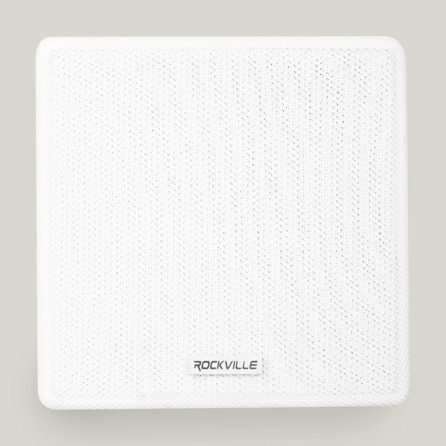 Rockville Cube 3.5" 30-Watt RMS Home Theater Wall Speakers, White, Swivel Brackets and Pivoting Mounts, Compact Surround Channels for Living Room or