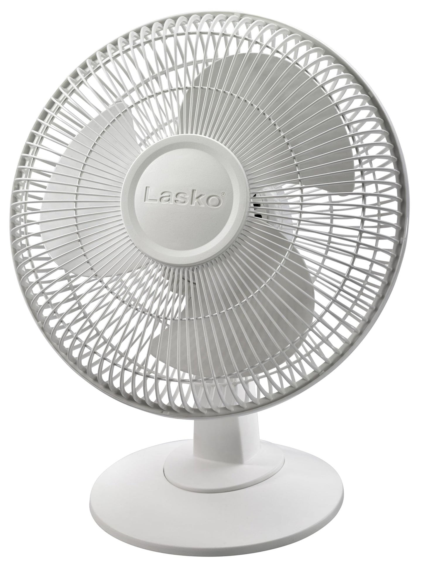 Lasko 12" Oscillating Table Fan for Home, Offices, Bedrooms, Living Rooms, 3-Speeds, Widespread Oscillation, Tilt-Back Fan Head, Portable, White, 2012