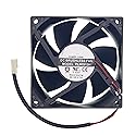 New Cooling Fan for PL80S12H DC 12V 0.17A 2-Wire Size: 80x80x25mm.