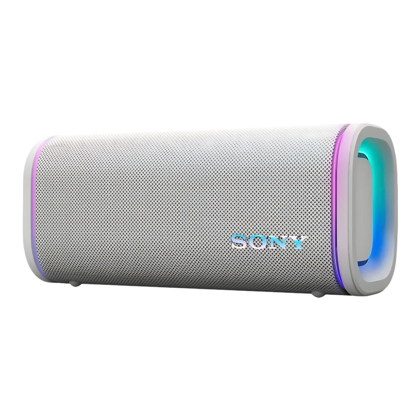 Sony ULT Field 5 Wireless Portable Speaker IP67 Waterproof 25H Battery (Off White) Bundle with Rechargeable Clip-On Light (2 Items)