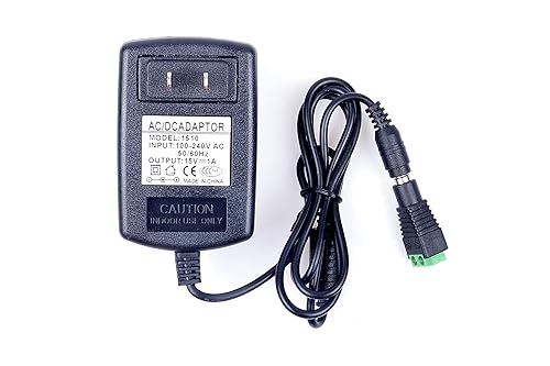 AC 100-240V to DC 15V 1A Switching Power Converter Adapter American Plug