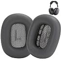 EARROCK Replacement Ear Cushions for AirPods Max 1 Over-Ear Headphones, Protein Leather Covered Earpads with Memory Foam and Magnet (Space Gray)