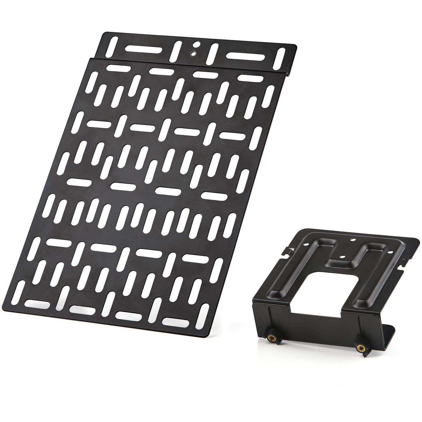 StarTech.com Universal TV Accessory Mount - Adjustable TV & Wall Mount Bracket - Media Players/Router/Modem/AV Switches & Extenders/Apple TV - Hidden