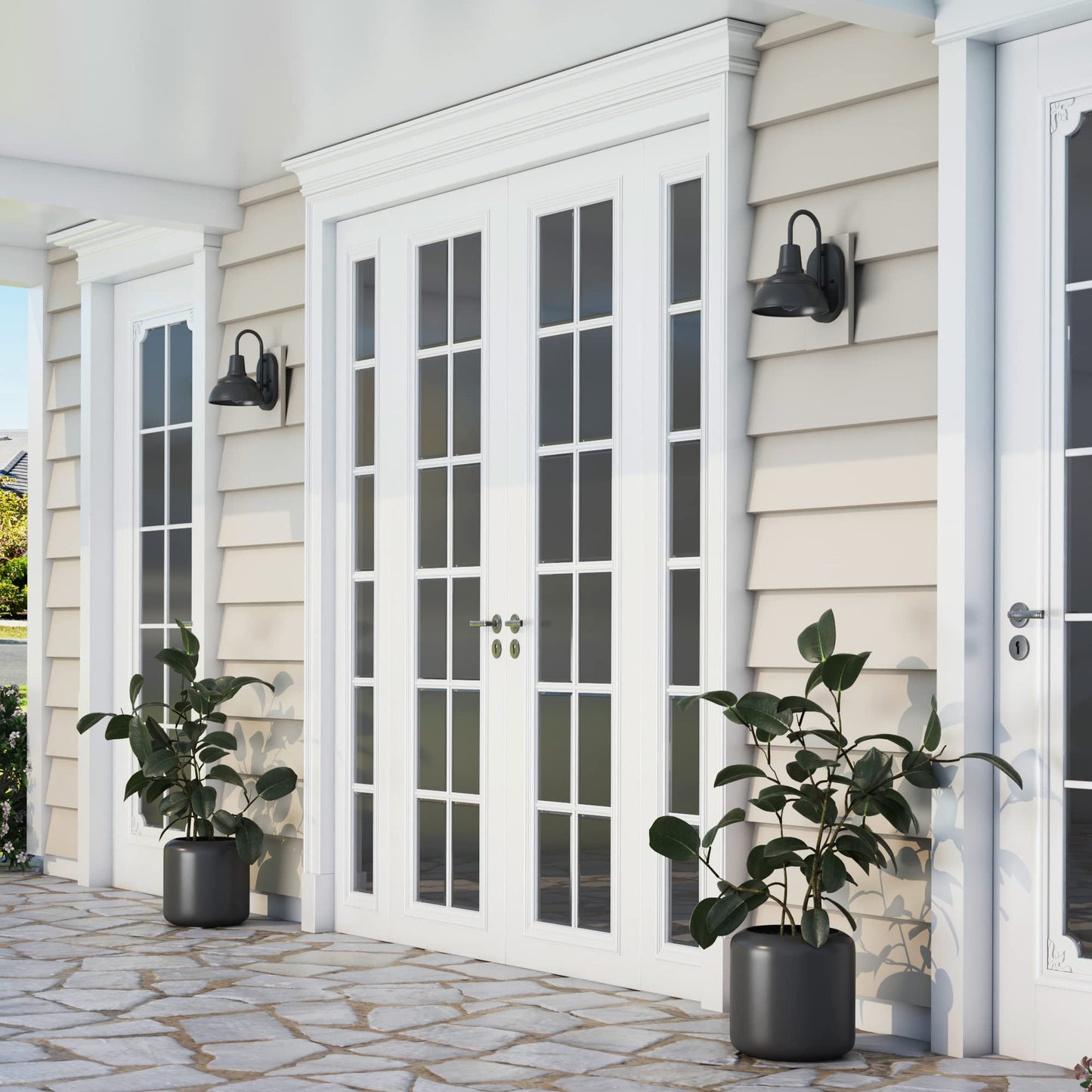 Prominence Home Brightondale Espresso Industrial Outdoor Sconce Lantern Coach Light - 51556-01