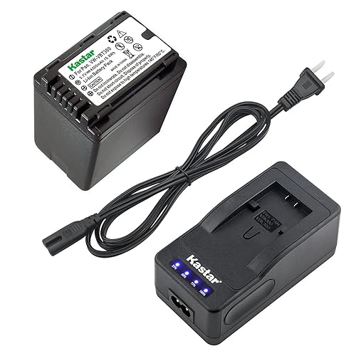 Kastar LED Super Fast Charger + Battery Replacement for Panasonic VW-VBT380 HC-V130 V180 HC-V201 V210 V250 HC-V380 HC-V510 V520 V550 HC-V710 V720 V750