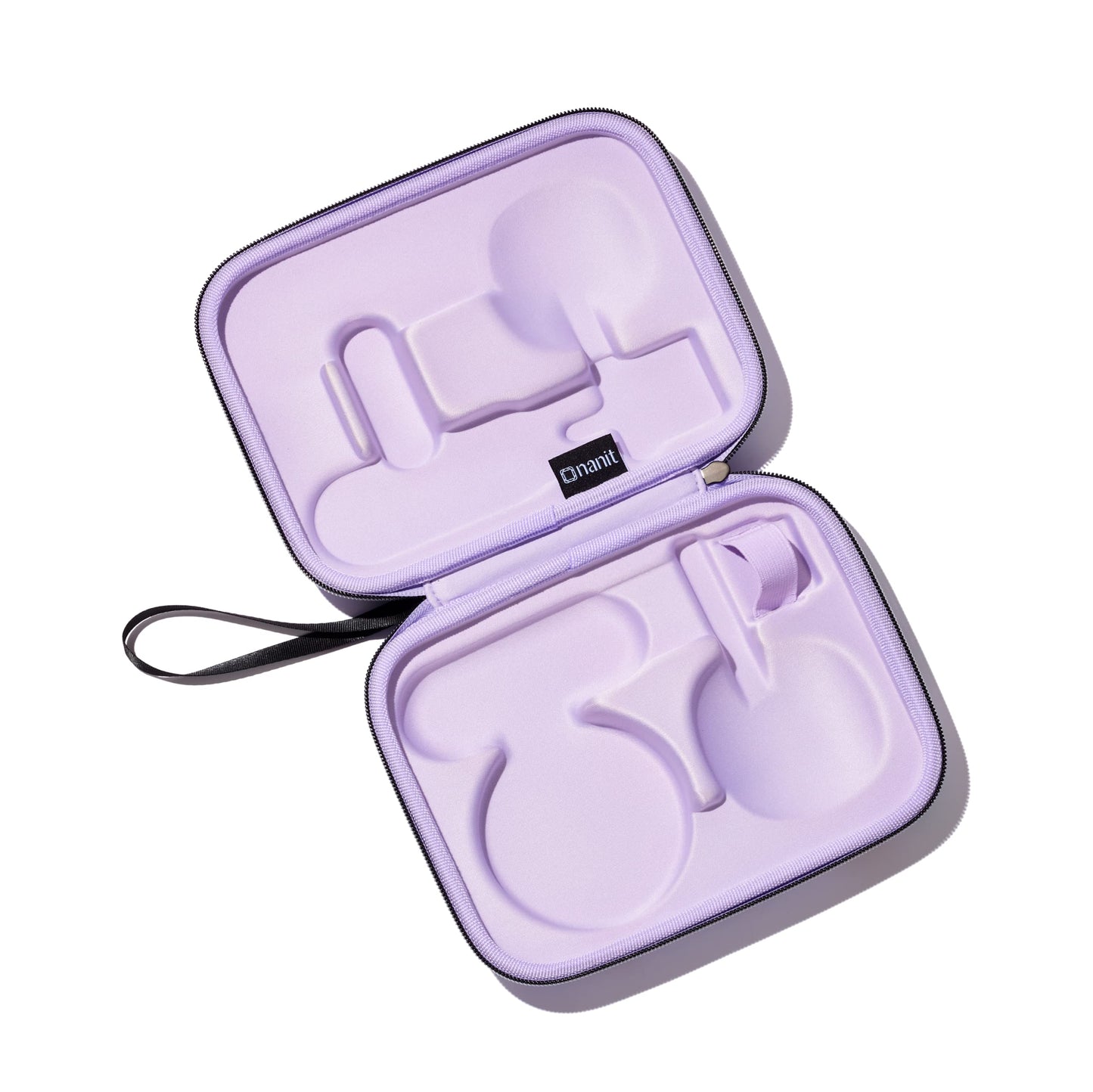 Nanit Travel Case - Protective Hard Shell Carrying Case for Nanit Pro Baby Monitor and Multi-Stand Travel Accessory, Purple Floral