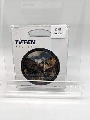 Tiffen 82mm Black Satin 1/2 Filter
