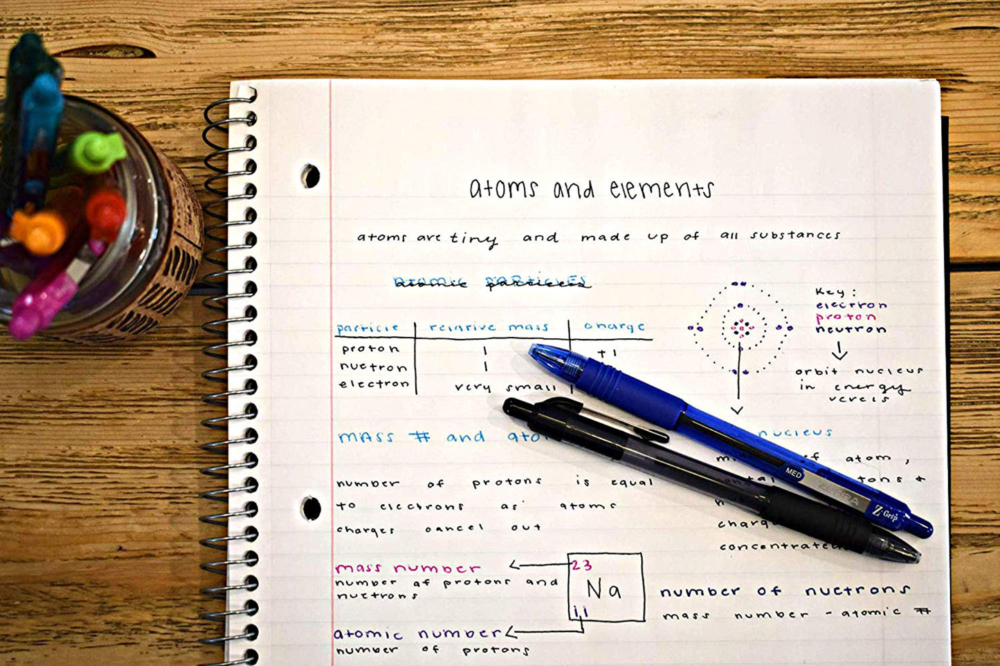 Zebra Pen Z-Grip Retractable Ballpoint Pen, Medium Point 1.0mm, 24 Black & 24 Blue Ink Pens, Bulk Pack of 48