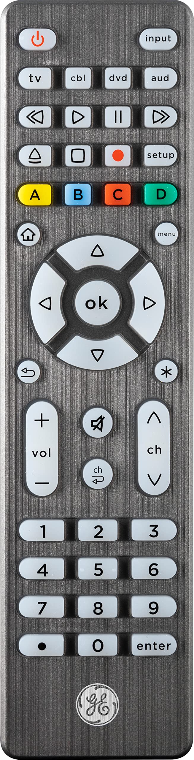 GE Backlit Buttons Universal Remote Control, Samsung TV Remote Control Replacement, Samsung Remote Control for Smart TV, Roku Remote Replacement