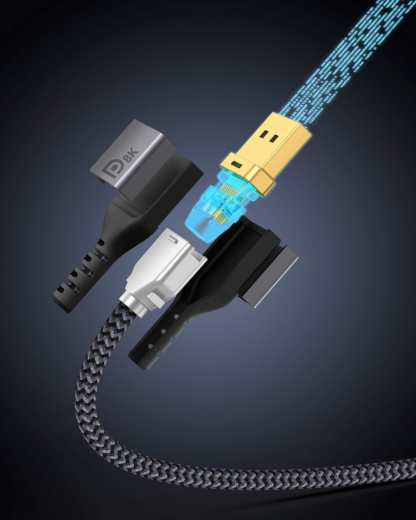 VESA Certified DisplayPort Cable 1.4, Maxonar 8K 10ft/ 3M DP Cable Cord (8K@60Hz, 4K@144Hz, 1080P@240Hz) Display Port HBR3 32.4Gbps, HDCP 2.2