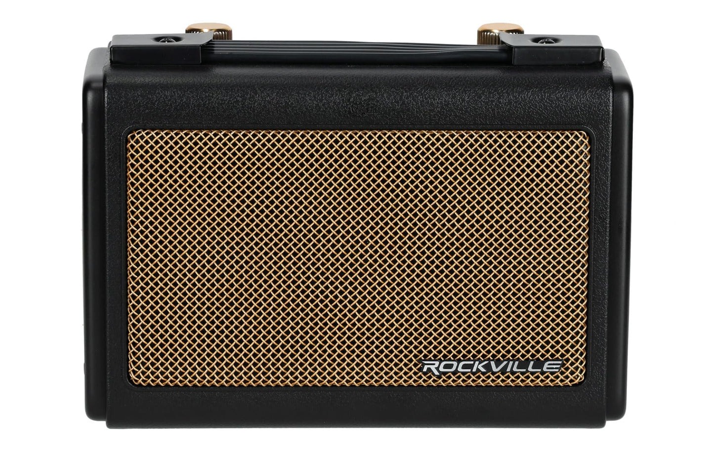 Rockville GlideTone Retro Portable Bluetooth Speaker, 25W Stereo Power, TWS, 2.5" Full-Range Drivers, Up to 18 Hours Battery Life, USB/MicroSD/AUX