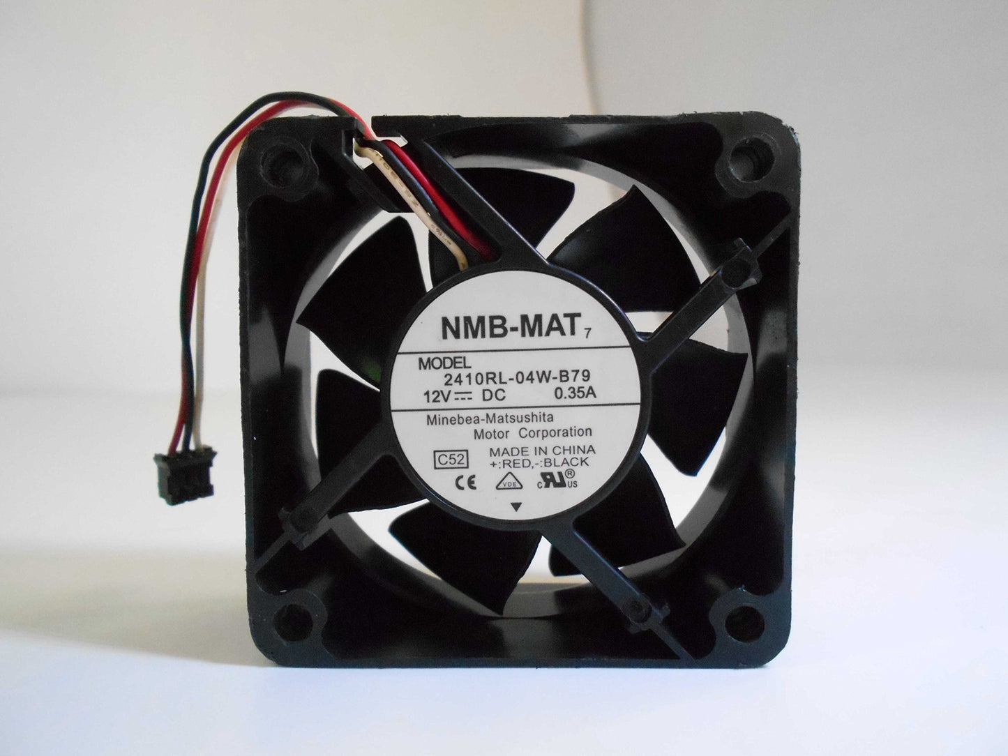 NMB 2410RL-04W-B79 fan 606025mm 12V 0.35A 3pin