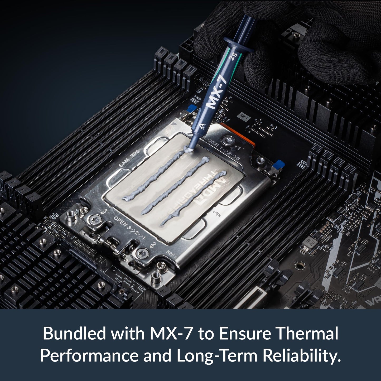 ARCTIC Liquid Freezer WS360-SP6: Workstation AIO Liquid Cooler, AMD SP6/sTR5, 3 x P12 Pro CO Fans, Dual Ball Bearing, High Static Pressure, 360 mm