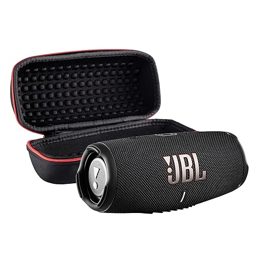 JBL Charge 5 Wireless Bluetooth Speaker (Black) | Rugged IP67 Waterproof Outdoor Audio with Deep Bass & 20H Playtime | Includes Protective Travel Case