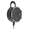 Amaz247 2nd Generation Echo Dot Protective Case for Echo Dot Gen 2, Alexa Case Cover Bag Box Accessories, Wall Mount with Hanger Loop (Black)