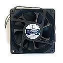 Coolerguys 115vDC Waterproof IP67 Fan (High Speed, 120x38 (EC)) 110vAC Input