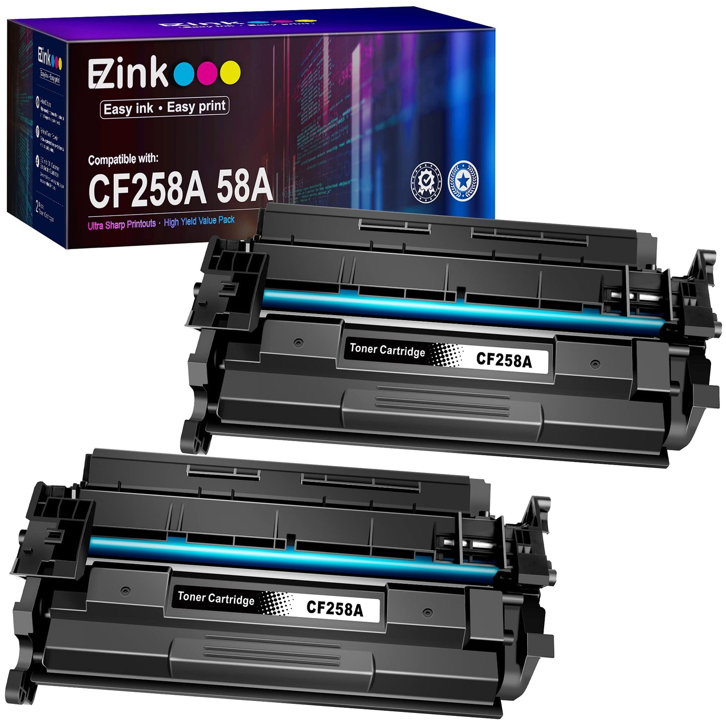 E-Z Ink (TM Compatible Toner Cartridge Replacement for HP 58A CF258A 58X CF258X to use with Laserjet Pro M404n M404dn M404dw M404 Laserjet Pro MFP