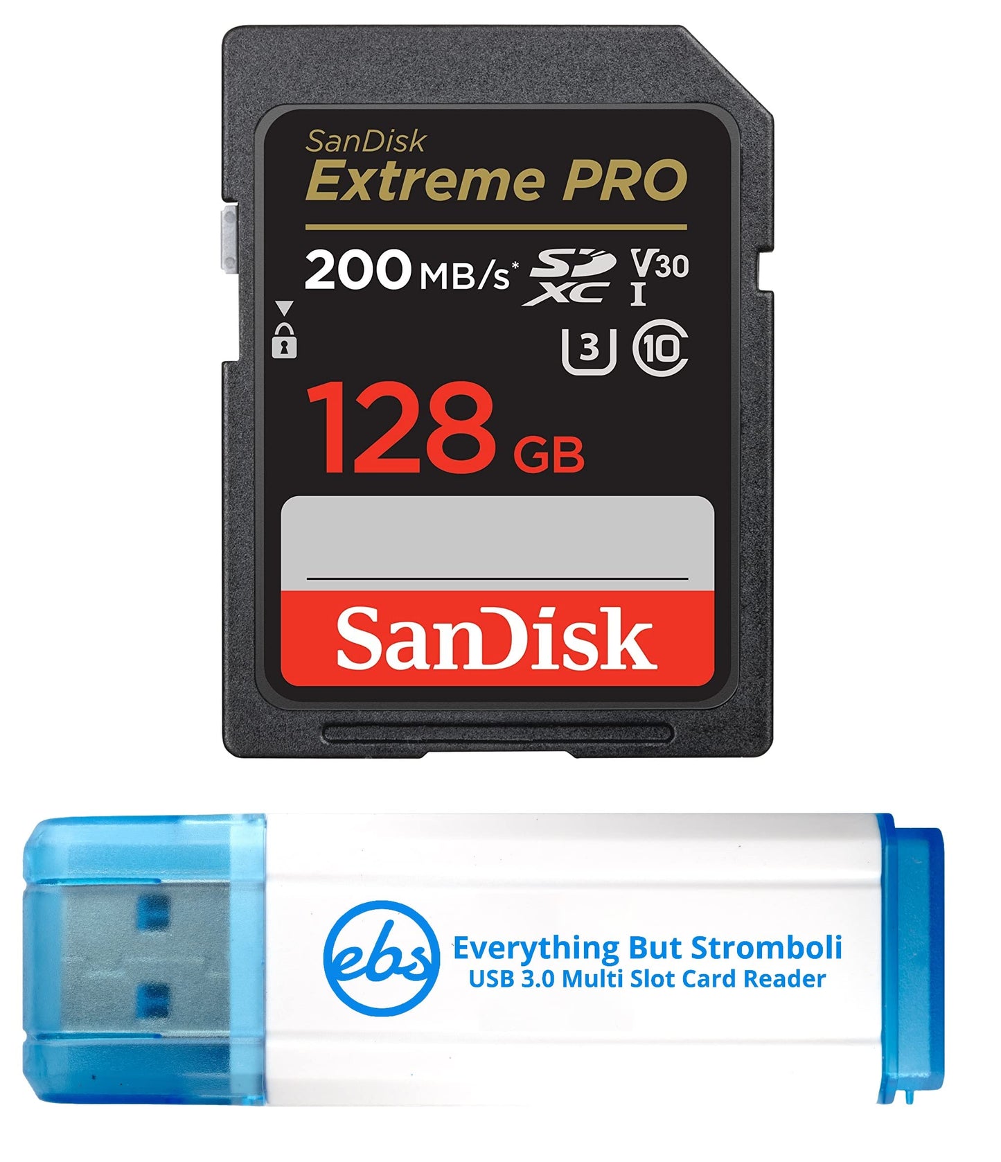 SanDisk 128GB Extreme Pro Memory Card Works with Nikon D850 FX-Format Digital SLR DSLR Camera SDXC 4K V30 UHS-I (SDSDXXD-128G-GN4IN) Bundle with 1
