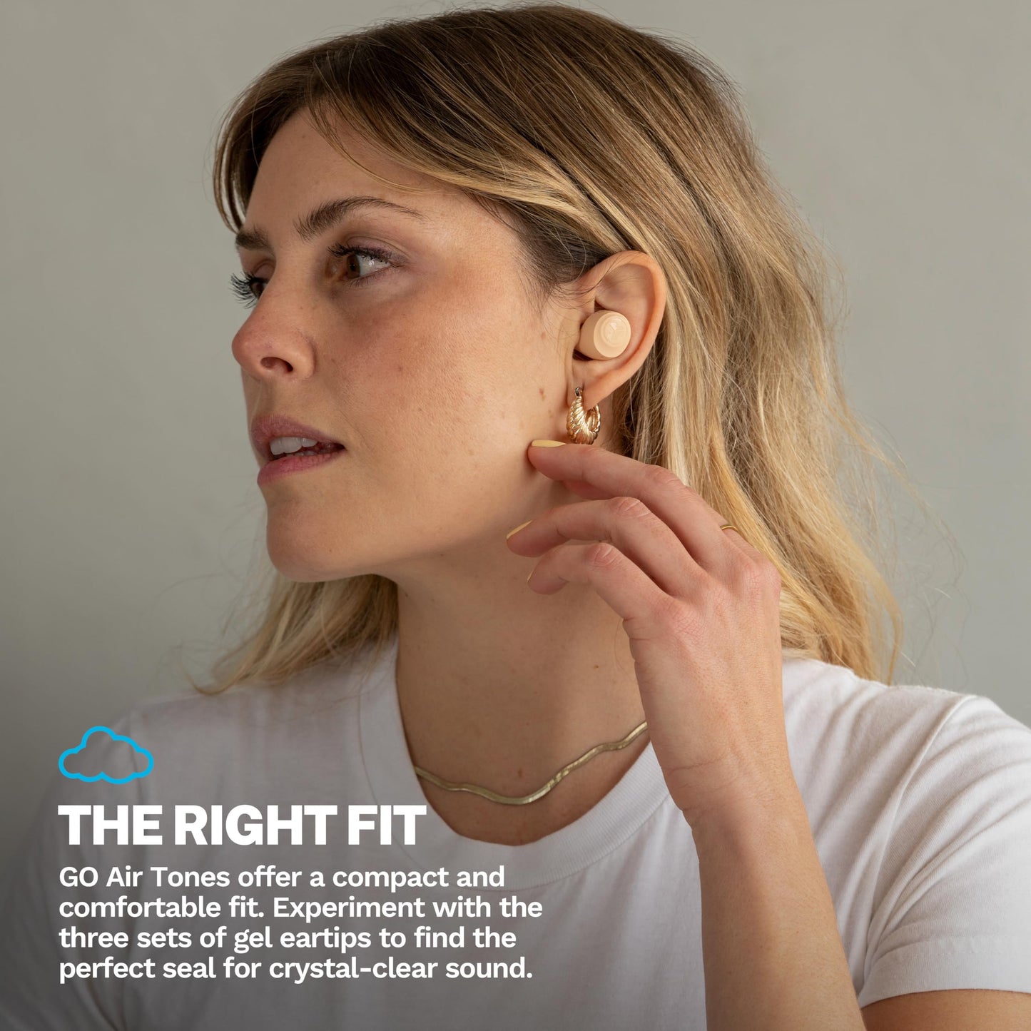 JLab Go Air Pop+ Tones True Wireless Earbuds, in Ear Headphones, Bluetooth Earphones, 35H Playtime Ear Buds, Bluetooth Earbuds with Microphone, USB-C