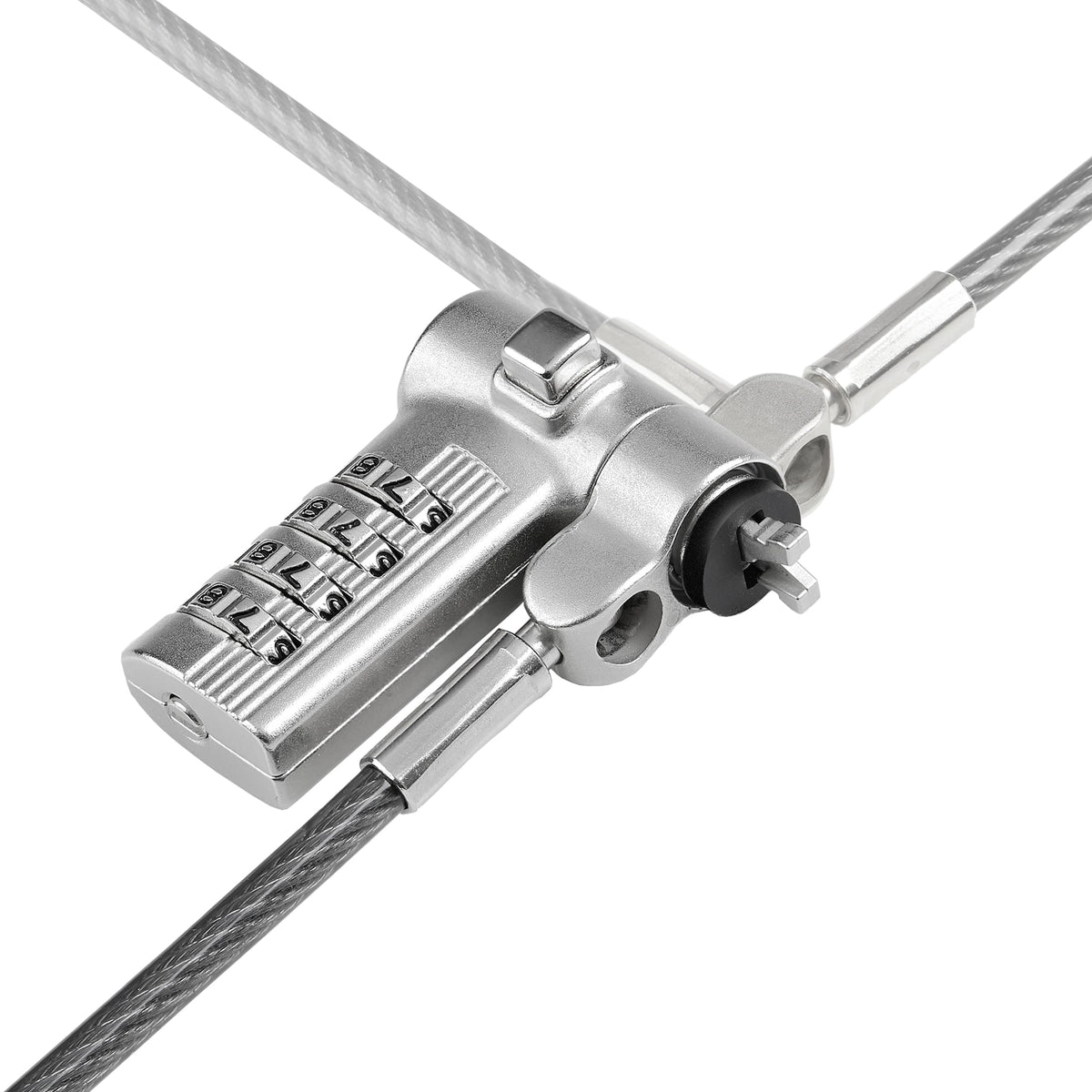 StarTech Universal Laptop Lock, 6.6ft, TAA, Cut-Resistant Cable (2m)