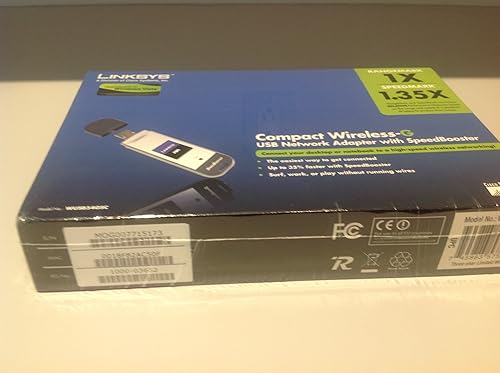 Cisco-Linksys WUSB54GSC Compact Wireless-G USB Network Adapter with SpeedBooster