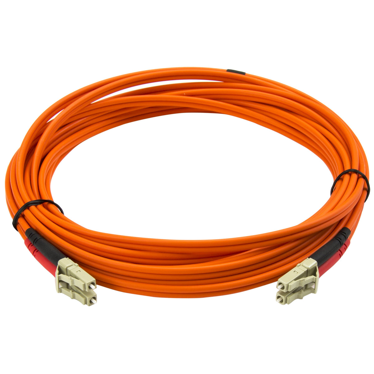 StarTech.com 5m Fiber Optic Cable - Multimode Duplex 50/125 - LSZH Fiber Jumper Cord - LC/LC