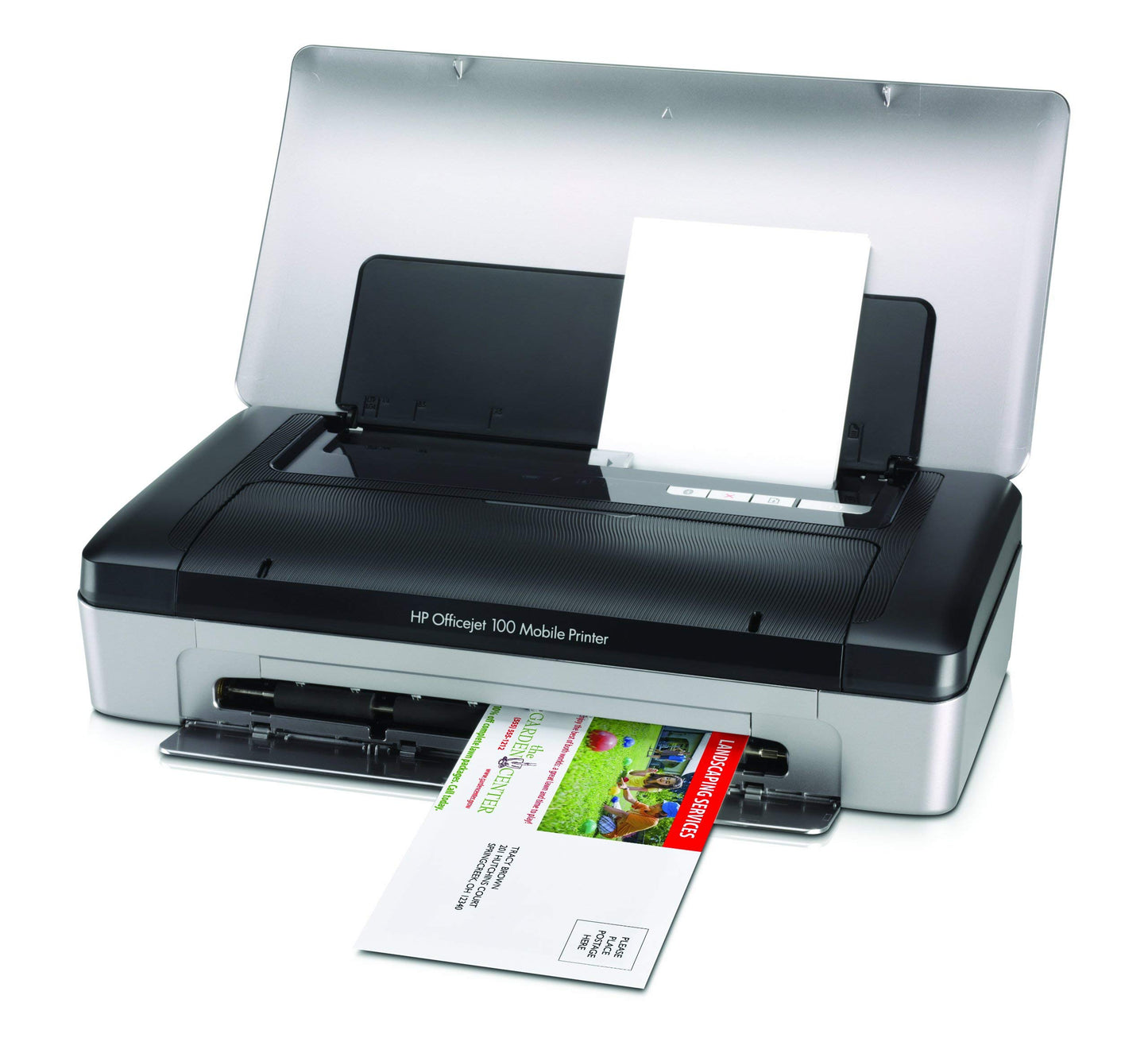 HP Officejet 100 Inkjet Mobile Printer with Bluetooth and USB, CN551A With ink and power cord (Renewed)