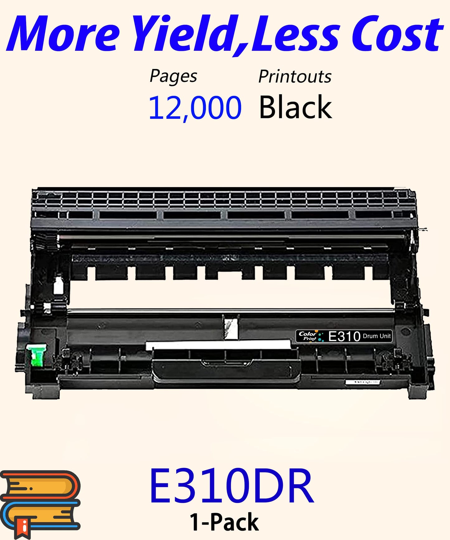 ColorPrint Compatible E310 Drum Unit Replacement for Dell E310DW E514 E515 E515dw E515d E515DN E514DW C2KTH PVTHG 593-BBKD P7RMX Laser Printer (12,000