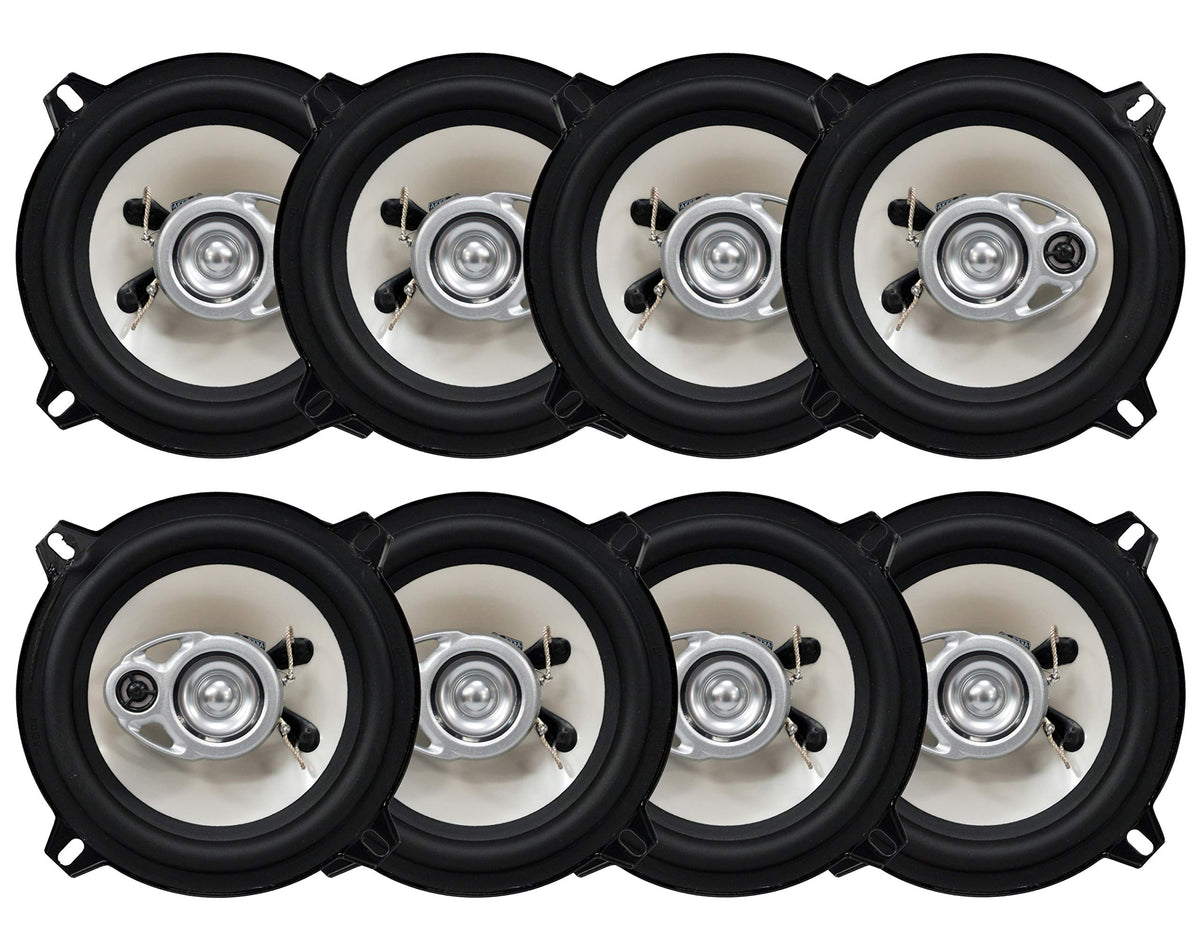 Absolute USA 4 X BLS-5253 Blast Series 5.25 Inches 3 Way Car Speakers 560 Watts Max Power, Model Number: 4BLS5253