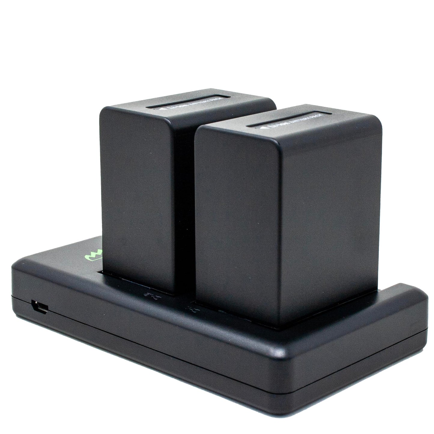 Wasabi Power Battery (2-Pack) and USB Dual Charger Compatible with Sony NP-FV100 and DCR-SR15, DCR-SX45, FDR-AX100, HDR-CX105, HC9, PJ30V, TD20V