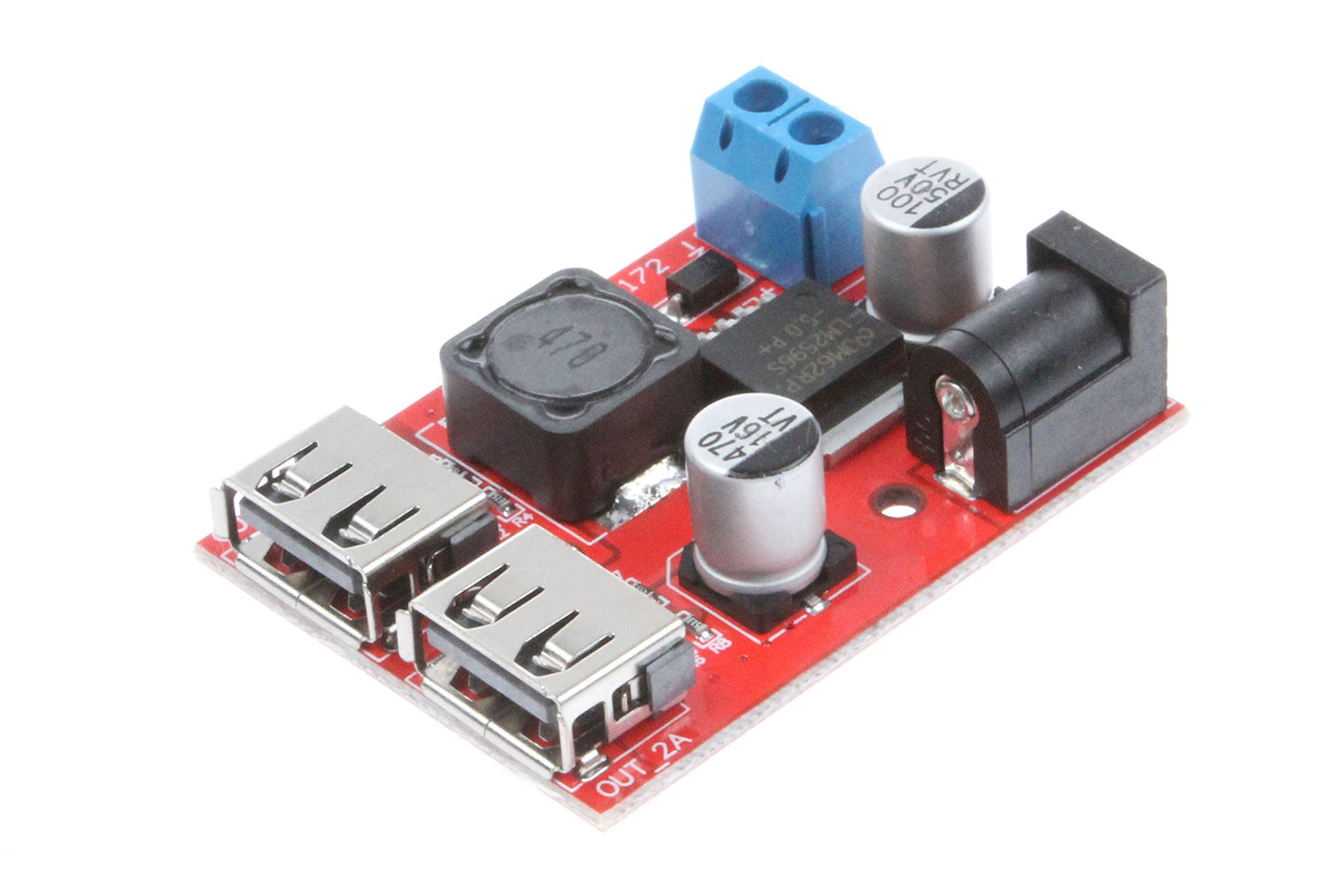 NOYITO 5V 3A Dual USB Power Supply Module DC12V 24V 36V 6-40V Buck to 5V Dual USB Output Charger Regulators