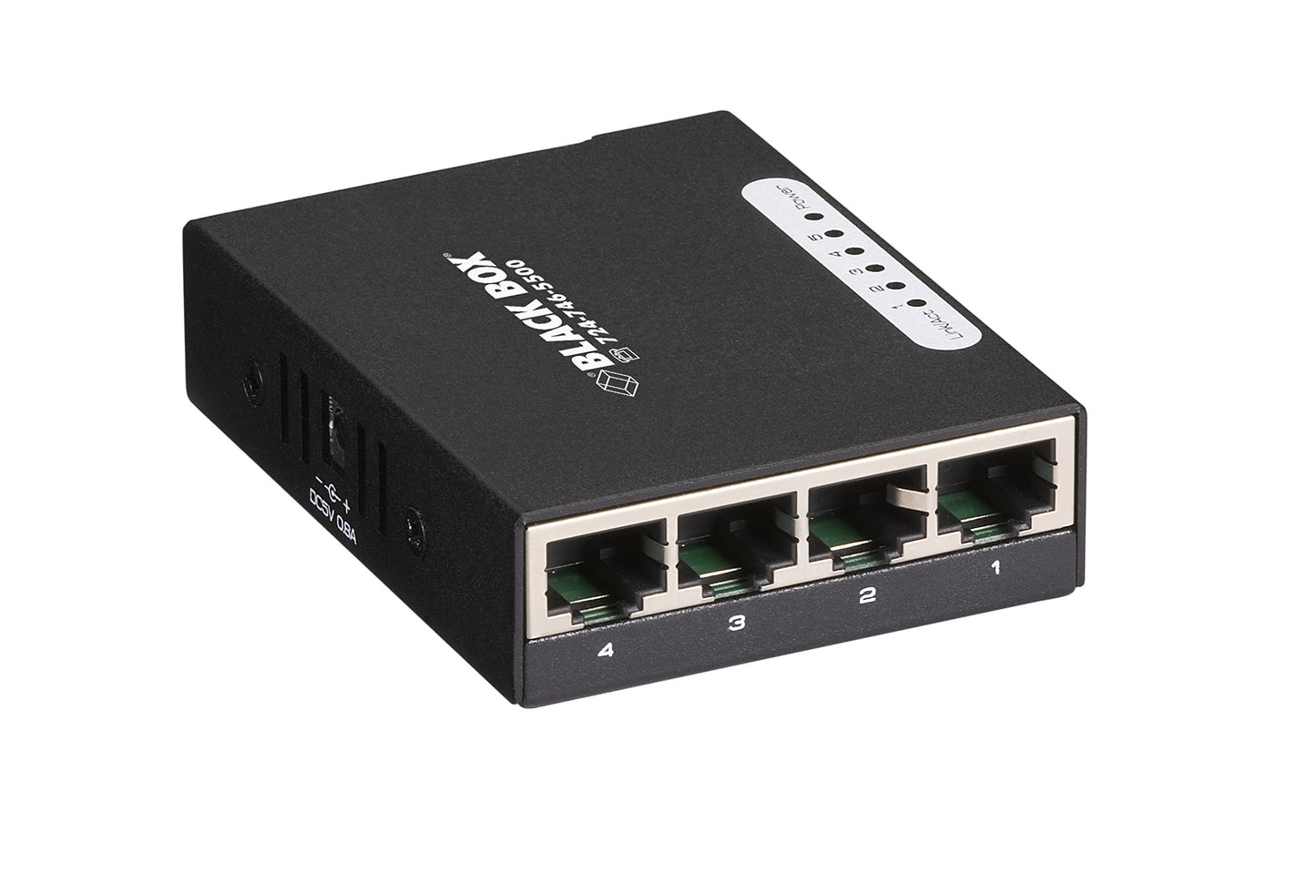 Black Box Switch - (5) 10/100-Mbps Copper RJ45, USB Powered