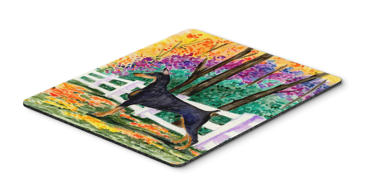 Caroline's Treasures SS8428MP "Doberman Mouse Pad, Hot Pad or Trivet" for Home Office Gaming Working Computers Laptop Mouse Mat,Washable Large