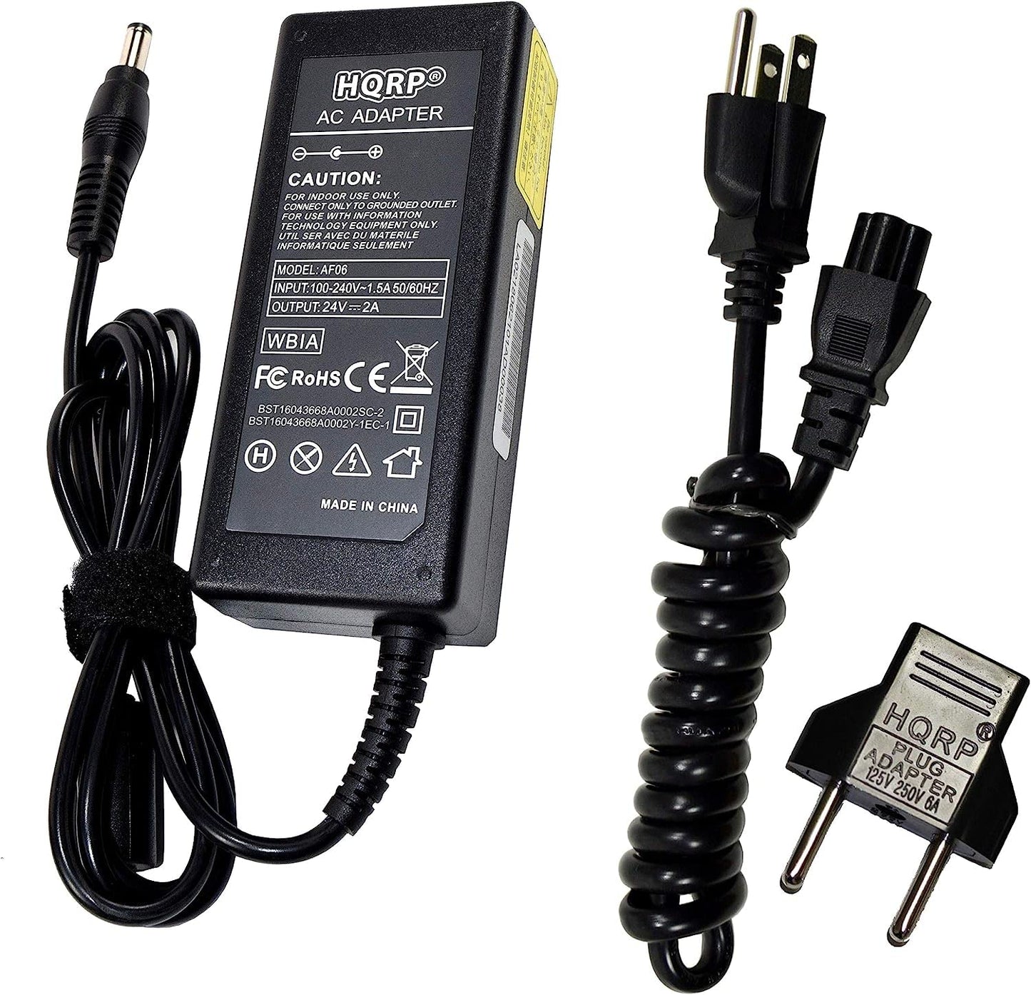HQRP AC Power Adapter Compatible with DYMO 24V 1733232 DSA-0421S-24 LabelWriter 320, 330, 400, 450, 450 Turbo, 450 Duo, 450 Twin Turbo Label Printer…
