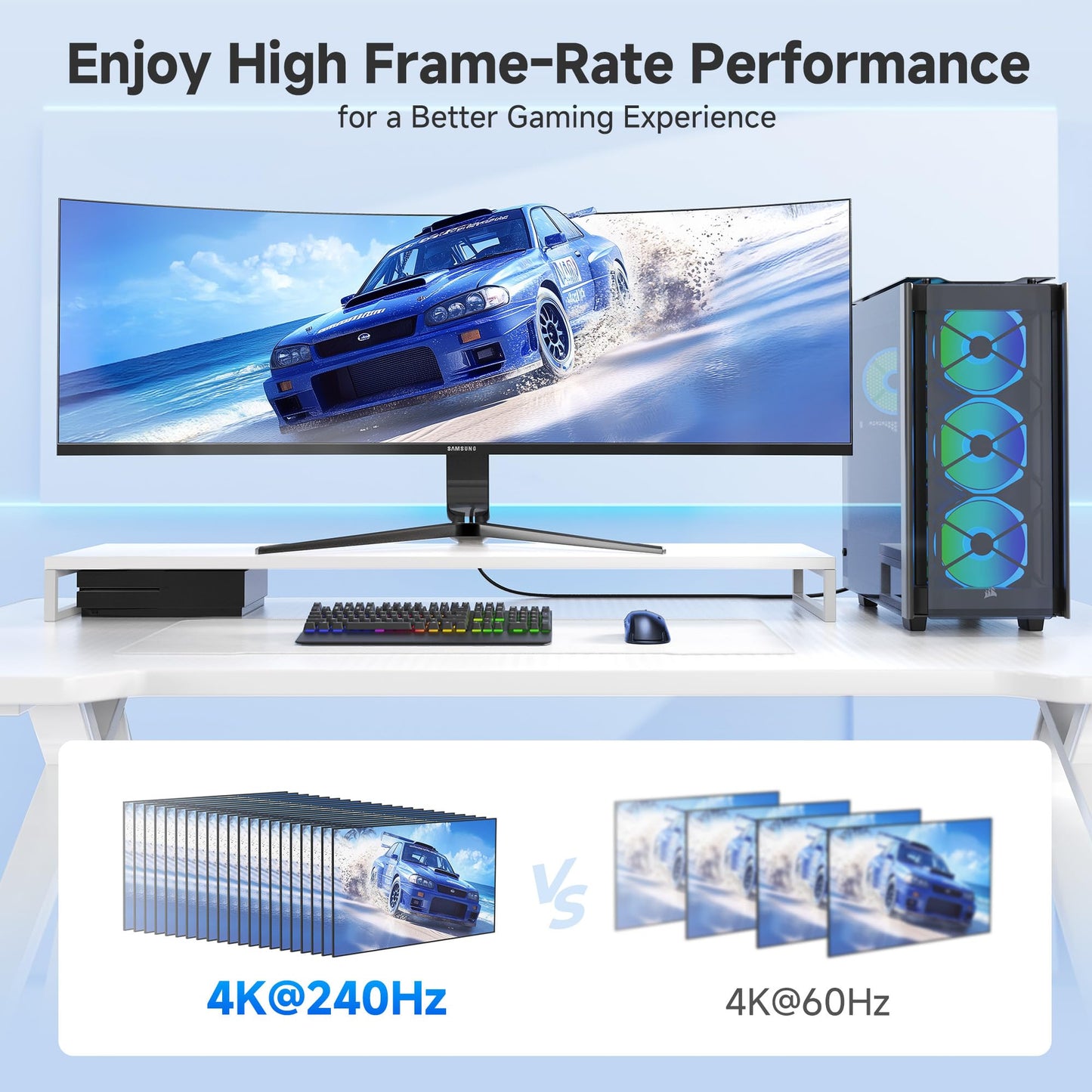 Cable Matters Combo-Pack 8K Flat Right Angle HDMI 2.1 Adapter with HDR, Supports 8K@60Hz / 4K@240Hz, 270 Degree and 90 Degree HDMI Adapter, Black