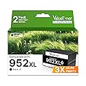 Valuetoner 952XL Black High-Yield Ink Cartridge for HP 952XL HP952 HP952XL Replacement for HP 952 XL Ink Cartridges for HP Printers OfficeJet Pro 8710