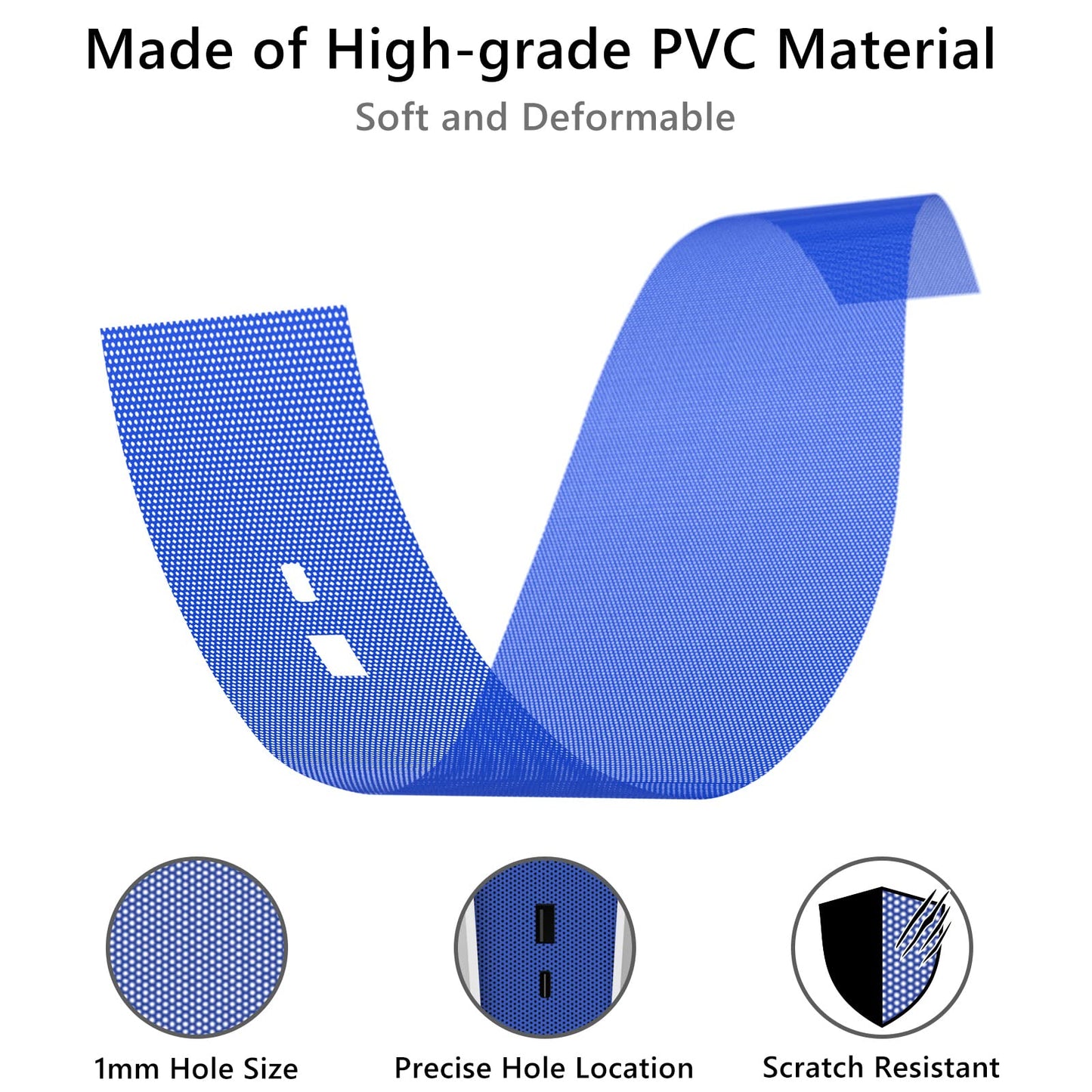 Dust Cover Net for PS5 Console, PS5 Heatsink Barrier Pets Hair Anti-dust Cover Dustproof for PlayStation 5 Optical Drive Version/Digital Version Game