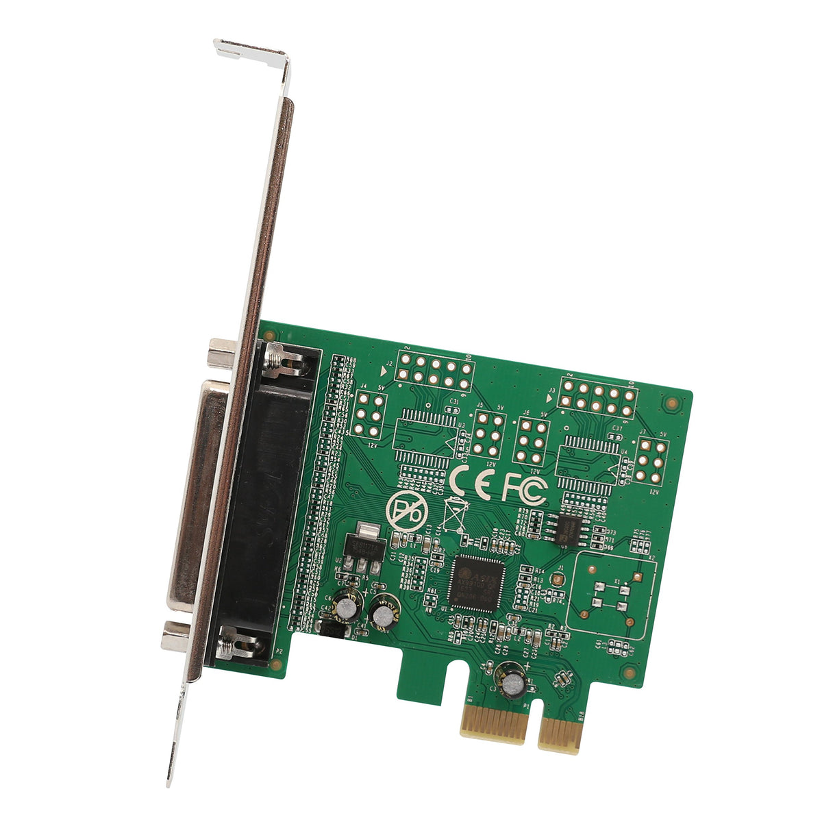 Syba 1 Port Parallel DB25 LPT Printer PCIe x1 with Low Bracket, Support SPP / PS2 / EPP/ECP Modes and Centronics Interface SI-PEX10011
