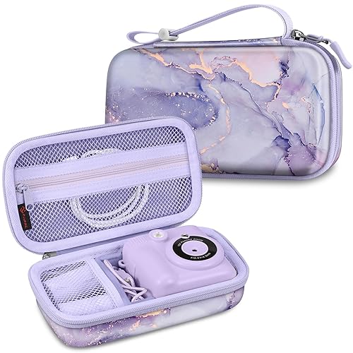 Fintie Kids Camera Case Compatible with ESOXOFFORE, MINIBEAR, Dylanto, GKTZ, Mgaolo, WEEFUN Instant Print Digital Cameras, Hard Carrying Storage Bag