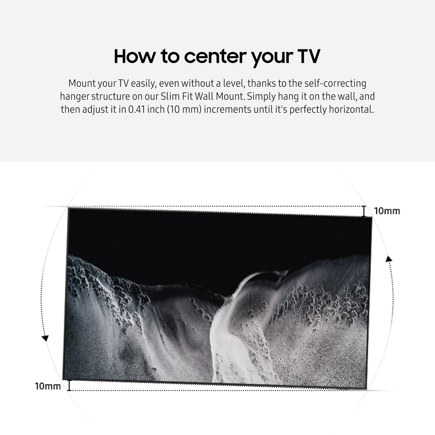 Samsung Slim Fit TV Wall Mount, Compatible w/ 98”- 100” Samsung TVs, Easy Installation, Blends with Any Interior, Minimalist Look, WMN-D90EB/ZA, 2025